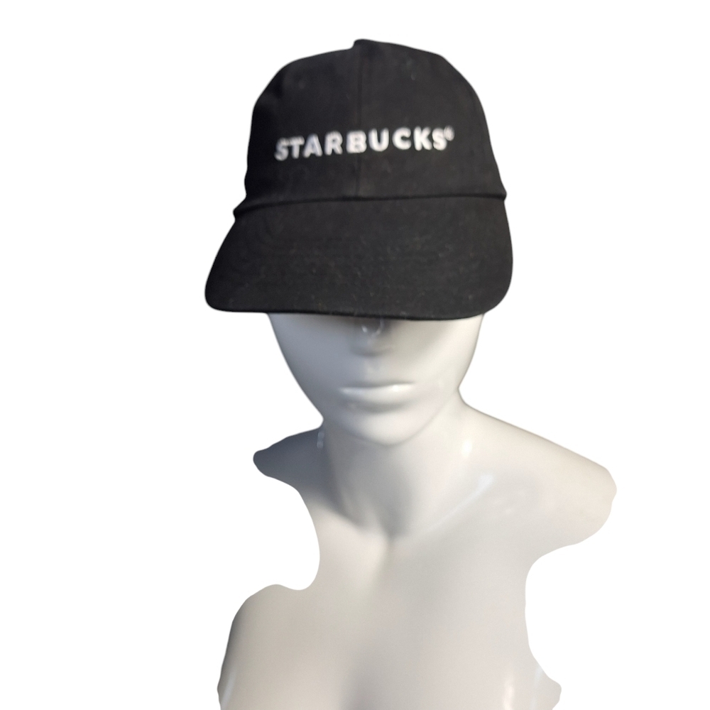 Starbucks Black Cap White Letters Exclusively Made for Starbucks Corp. Unisex - Picture 6 of 11